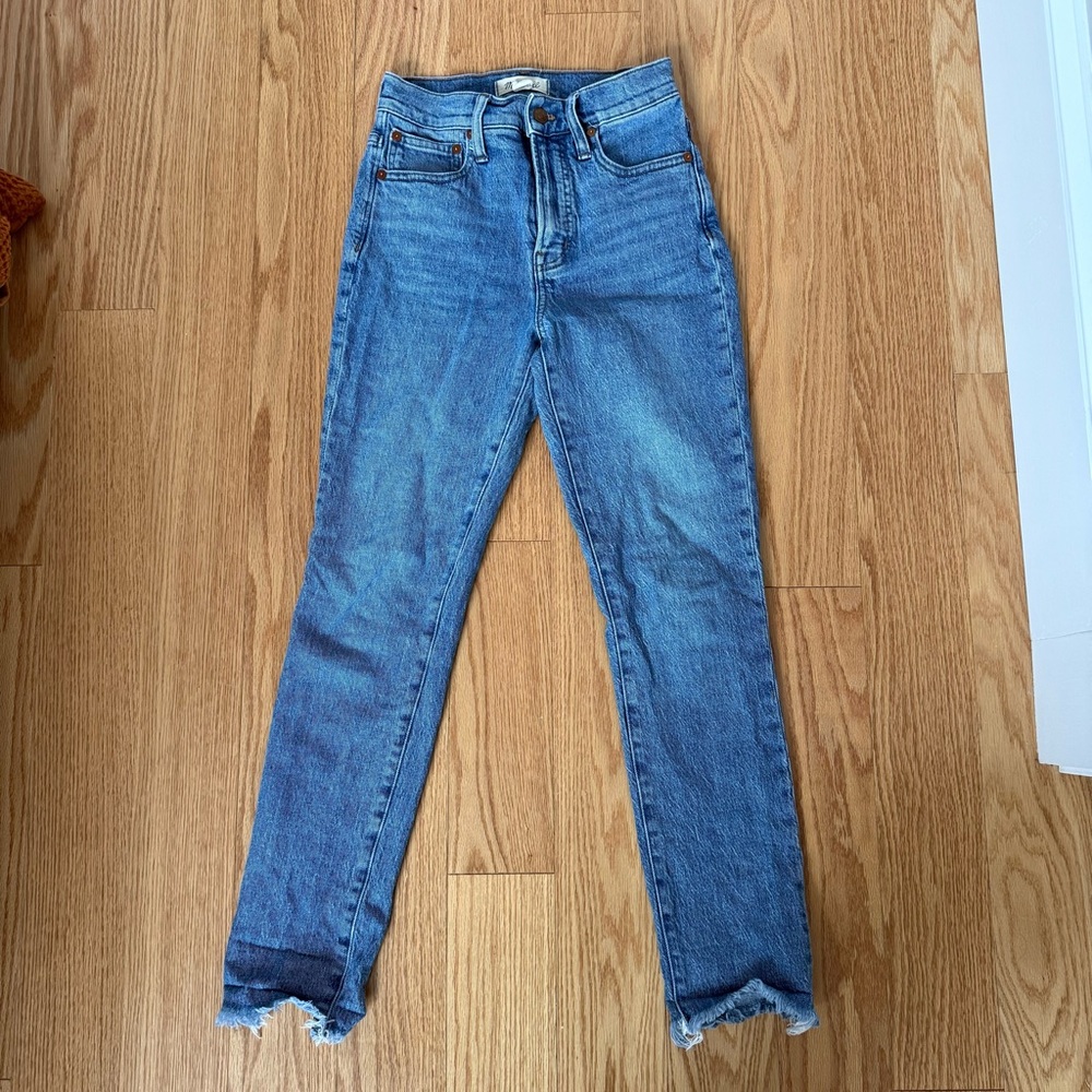 Madewell Perfect Vintage Jean with raw hem